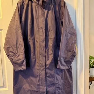 Eddie Bauer Women's Girl On The Go Trench Coat in Aubergine